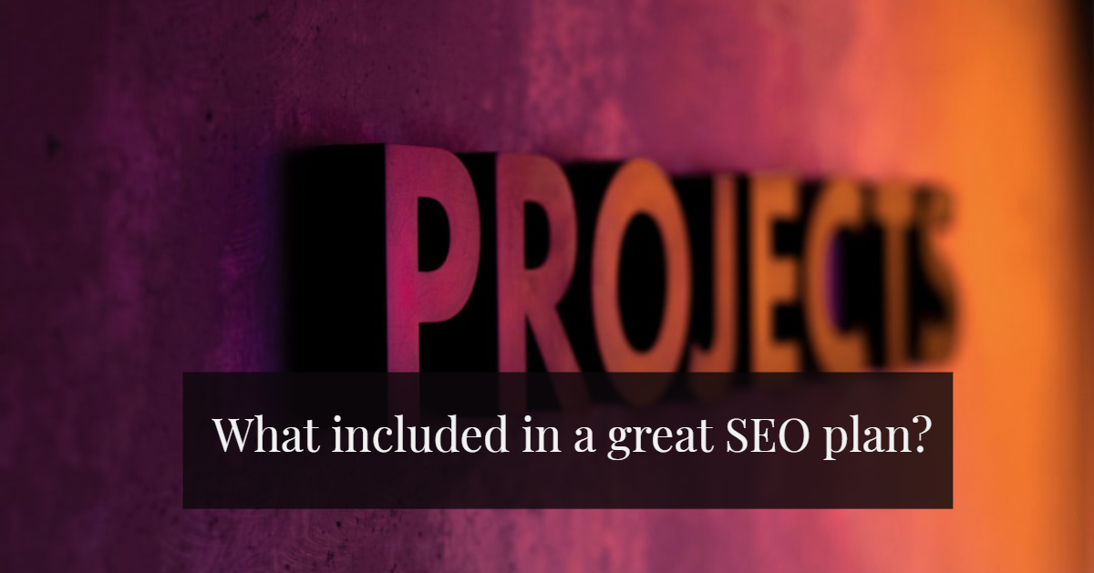 How to create SEO plan and SEO project